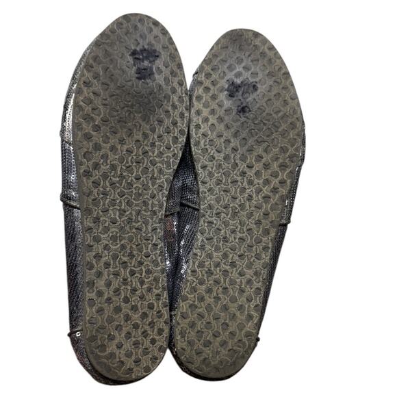 TOMS Silver Sequin Slip On Shoe SZ 11 - Picture 5 of 13